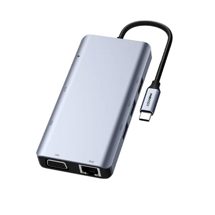 هاب 9 پورت USB-C رسی مدل RH09